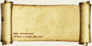 Biljana Peruničić vizit kartica